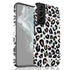 Custom Initials Candy Leopard Galaxy Case